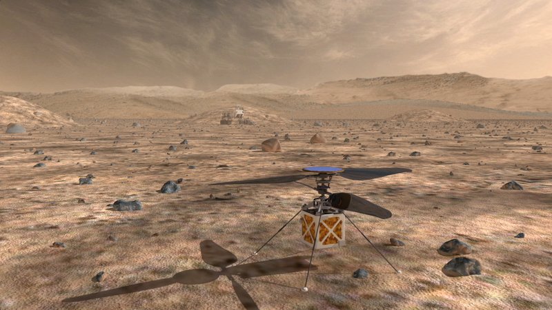 Mars Heli-drone